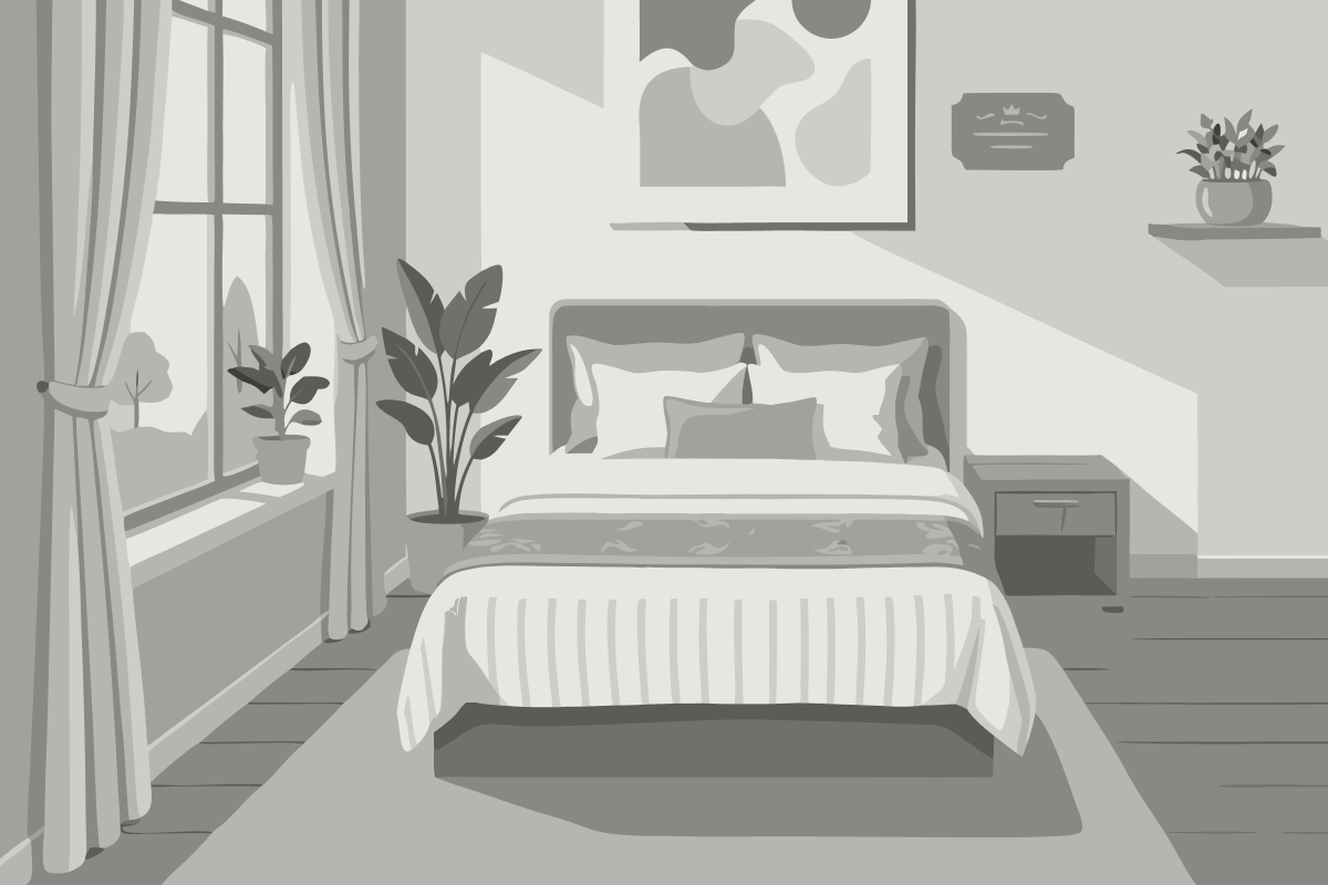 Standard Double Room with Shared Bathroom